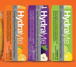 IGA Hydralyte Effervescent Electrolyte Tablets Selected Varieties offer