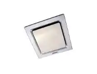 Martec Tetra Square Ceiling Exhaust Fan - Silver (MXFT25S)