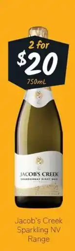 Cellarbrations Jacob's Creek Sparkling NV Range offer