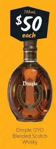 Cellarbrations Dimple 12YO Blended Scotch Whisky offer