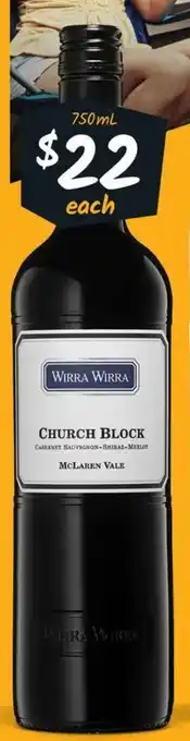 Wirra Wirra Church Block Range