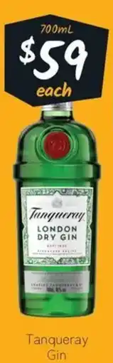 Cellarbrations Tanqueray Gin offer