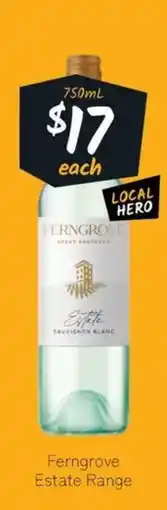 Cellarbrations Ferngrove Estate Range offer