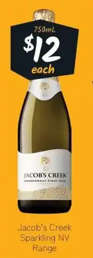 Cellarbrations Jacob's Creek Sparkling NV Range offer