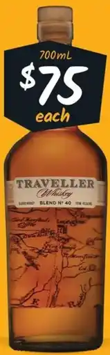 Cellarbrations Traveller Whiskey offer