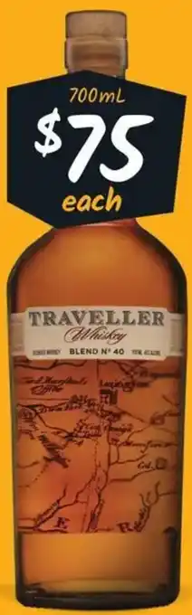 Cellarbrations Traveller Whiskey offer