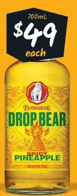 Bundaberg Drop Bear Spicy Pineapple Rum