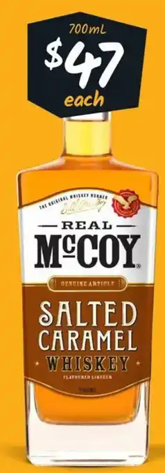 Real McCoy Salted Caramel Whiskey