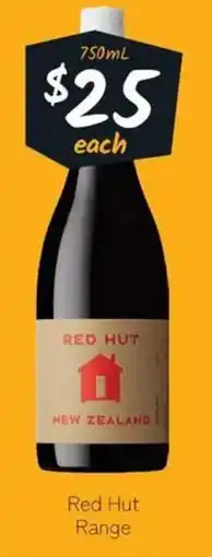 Cellarbrations Red Hut Range offer