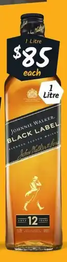 Cellarbrations Johnnie Walker Black Label Whisky offer