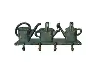 LivingStyles Water Can Cast Iron Wall Hook, Verdigris offer