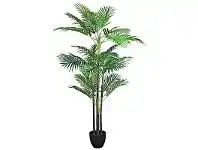 LivingStyles Set of 2 Artificial Palm Cane in Pot offer
