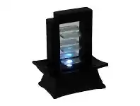 LivingStyles Glass Art Fountain - 23cm offer