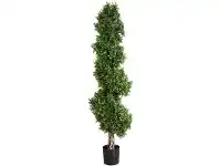 Artificial Boxwood Spiral Tree in Pot
