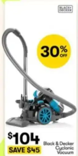 BIG W Black&Decker Cyclonic Vacuum offer