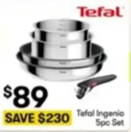 BIG W Tefal Ingenio 5pc Set offer