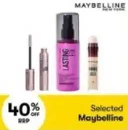 BIG W Selected Maybelline offer