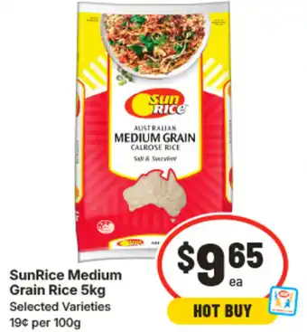 IGA SunRice Medium Grain Rice offer
