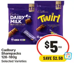 IGA Cadbury Sharepacks offer