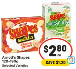 IGA Arnott's Shapes offer