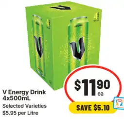 IGA V Energy Drink offer