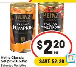 IGA Heinz Classic Soup offer