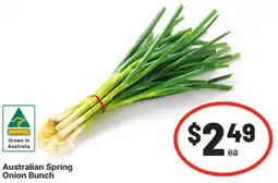 IGA Australian Spring Onion Bunch offer