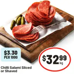 IGA Chilli Salami Sliced or Shaved offer