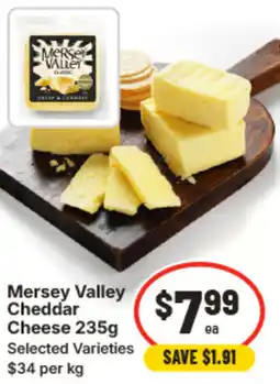 IGA Mersey Valley Cheddar Cheese offer