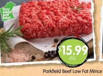 Spudshed Parkfield Beef Low Fat Mince offer