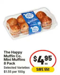 IGA The Happy Muffin Co. Mini Muffins offer