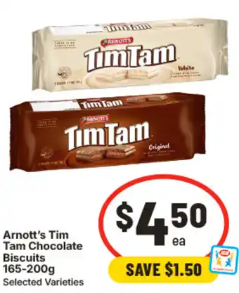 IGA Arnott's Tim Tam Chocolate Biscuits offer