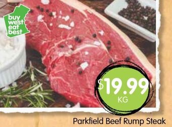 Spudshed Parkfield Beef Rump Steak offer