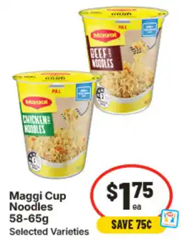 IGA Maggi Cup Noodles offer
