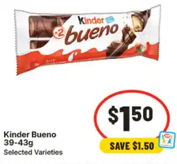 IGA Kinder Bueno offer