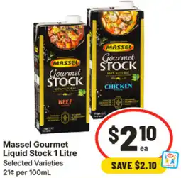 IGA Massel Gourmet Liquid Stock offer