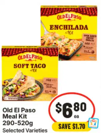 IGA Old El Paso Meal Kit offer
