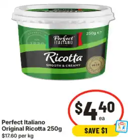 IGA Perfect Italiano Original Ricotta offer