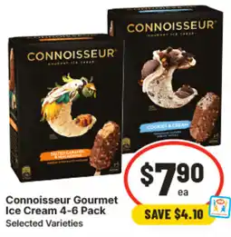 IGA Connoisseur Gourmet Ice Cream offer