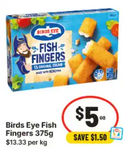 IGA Birds Eye Fish Fingers offer