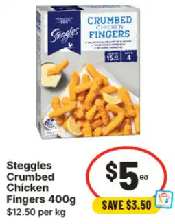 IGA Steggles Crumbed Chicken Fingers offer
