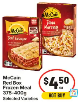 IGA McCain Red Box Frozen Meal offer