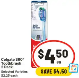 IGA Colgate 360° Toothbrush offer