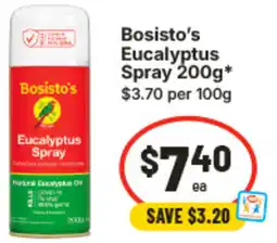 IGA Bosisto's Eucalyptus Spray offer