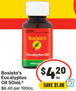 IGA Bosisto's Eucalyptus Oil offer