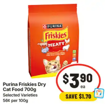 IGA Purina Friskies Dry Cat Food offer