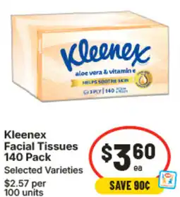 IGA Kleenex Facial Tissues offer