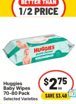IGA Huggies Baby Wipes offer