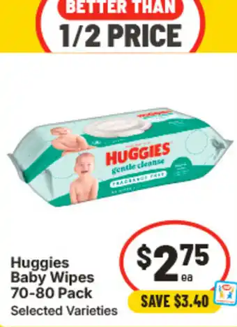 IGA Huggies Baby Wipes offer