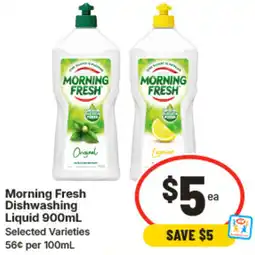 IGA Morning Fresh Dishwashing Liquid offer